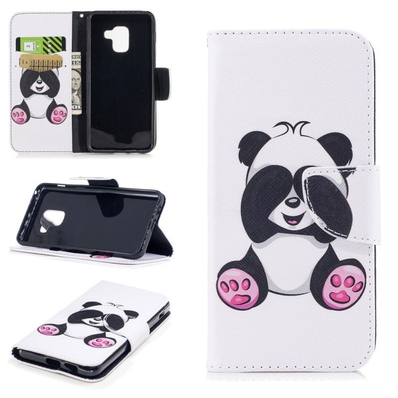 Housse Samsung Galaxy A8 2018 Panda Fun