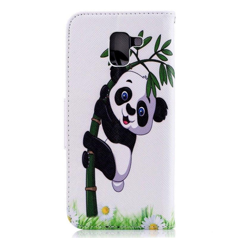 Housse Samsung Galaxy J6 Panda Sur Le Bambou