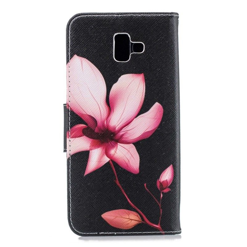 Housse Samsung Galaxy J6 Plus Fleur Rose