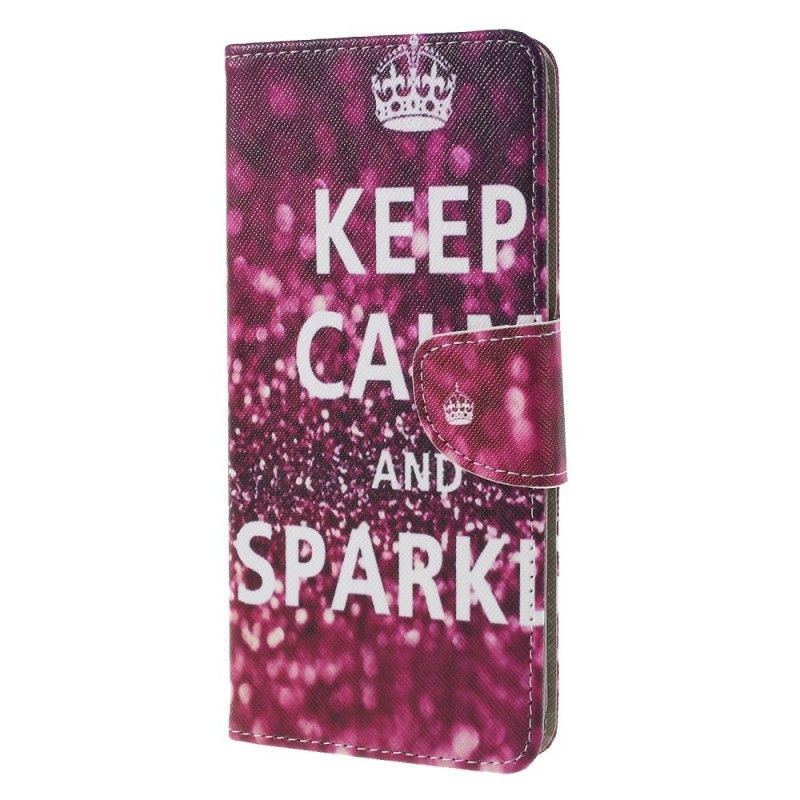 Housse Samsung Galaxy J6 Plus Keep Calm And Sparkle