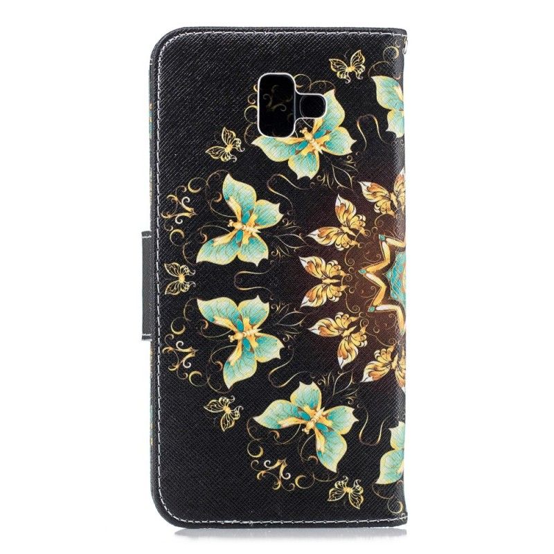 Housse Samsung Galaxy J6 Plus Mandala Papillons