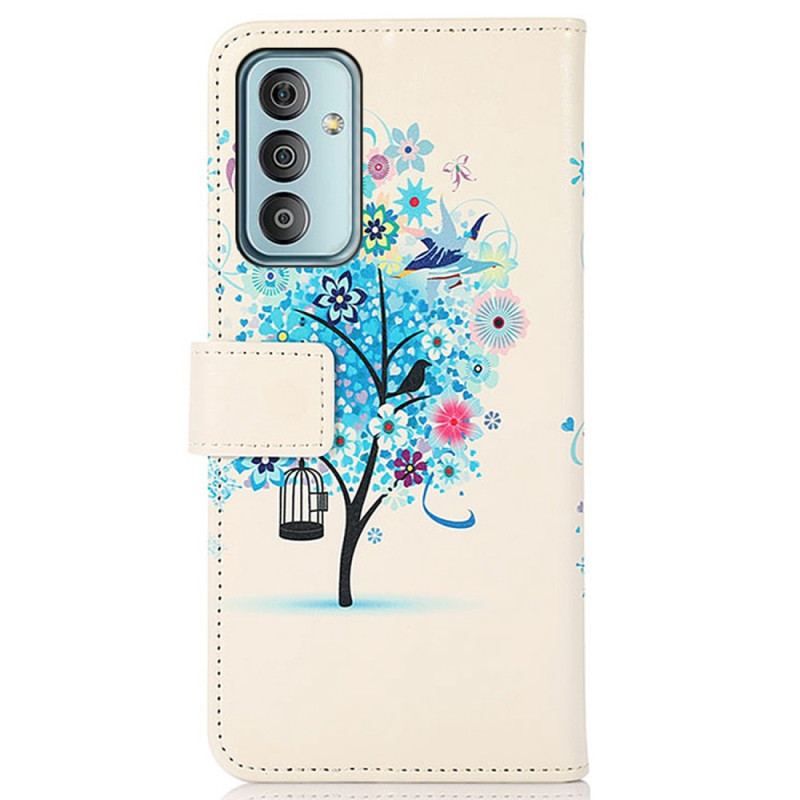 Housse Samsung Galaxy M13 Arbre Fleuri