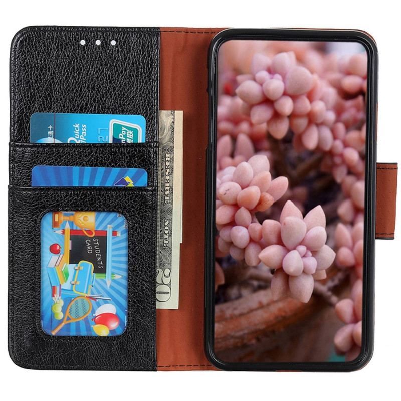 Housse Samsung Galaxy M13 Cuir Nappa Véritable