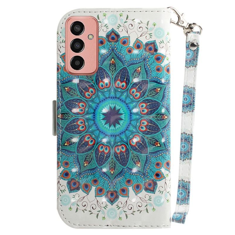 Housse Samsung Galaxy M13 Mandala avec Lanière