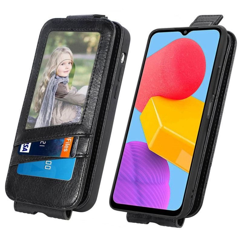 Housse Samsung Galaxy M13 Rabat Vertical Porte-Monnaie