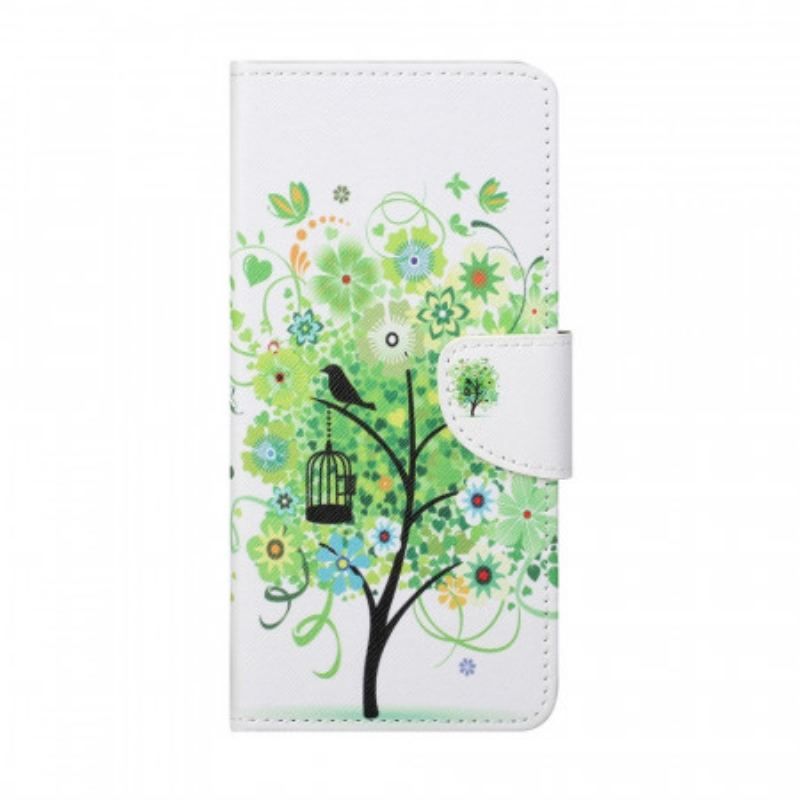 Housse Samsung Galaxy M23 5G Arbre aux Feuilles Vertes