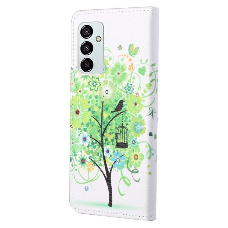 Housse Samsung Galaxy M23 5G Arbre aux Feuilles Vertes