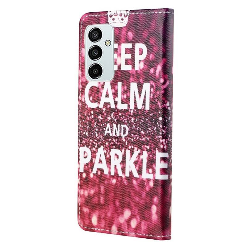 Housse Samsung Galaxy M23 5G Keep Calm and Sparkle