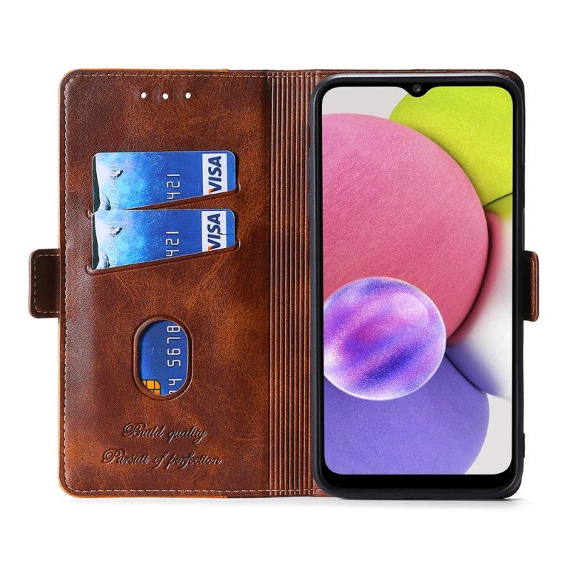 Housse Samsung Galaxy M32 Simili Cuir Bicolore