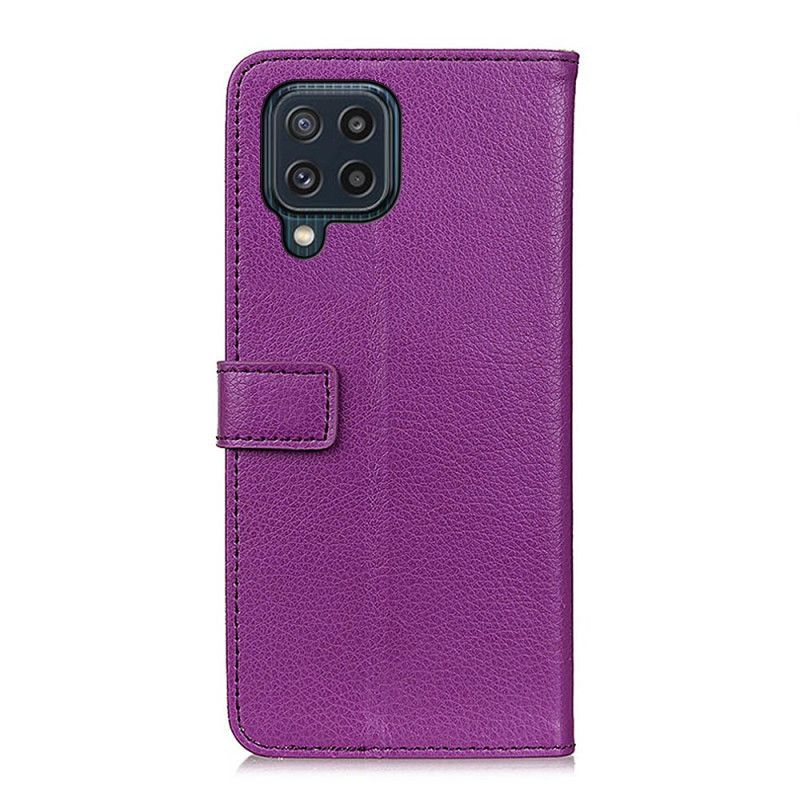 Housse Samsung Galaxy M32 Simili Cuir Litchi Premium