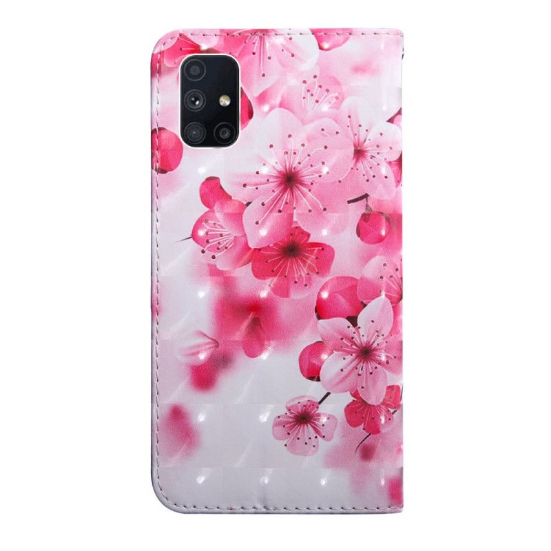 Housse Samsung Galaxy M51 Fleurs Roses