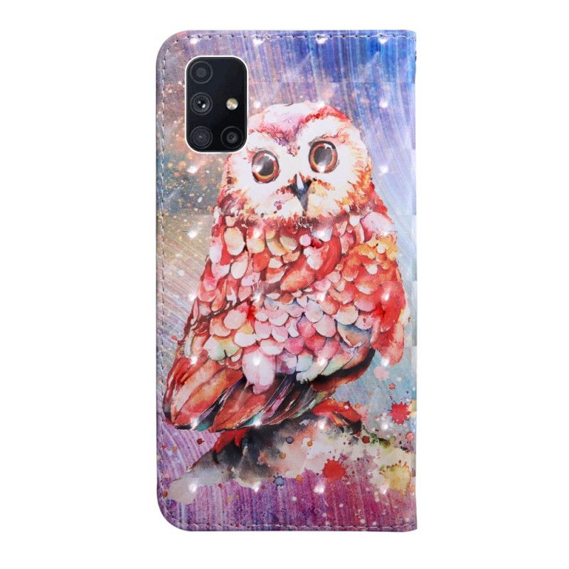 Housse Samsung Galaxy M51 Hibou Le Peintre