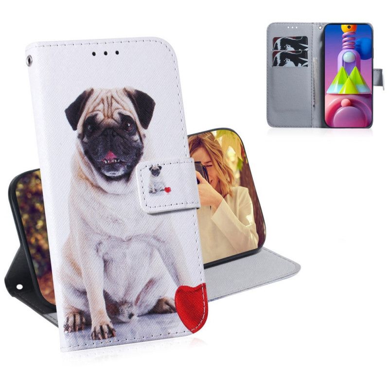 Housse Samsung Galaxy M51 Pug Dog