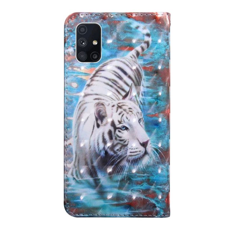 Housse Samsung Galaxy M51 Tigre Dans L'eau