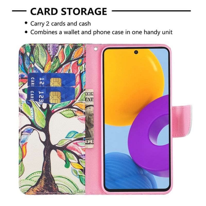 Housse Samsung Galaxy M52 5G Arbre Arc-en-Ciel