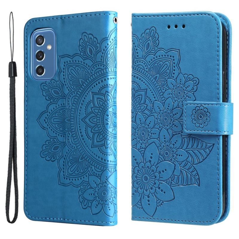 Housse Samsung Galaxy M52 5G Mandala Fleurs