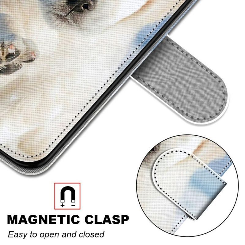 Housse Samsung Galaxy M53 5G Chien à Lanière