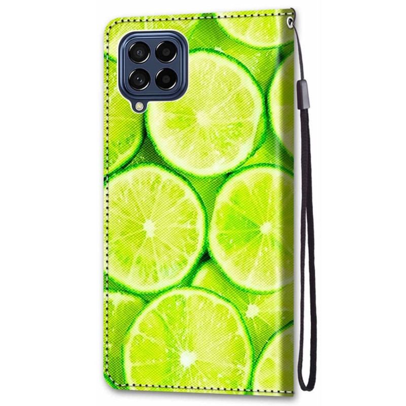 Housse Samsung Galaxy M53 5G Citrons Verts