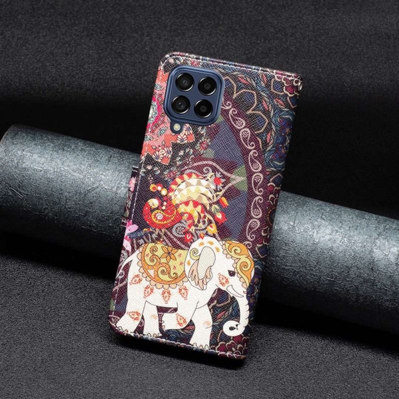 Housse Samsung Galaxy M53 5G Éléphant Indien