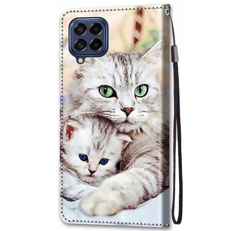 Housse Samsung Galaxy M53 5G Famille de Chats