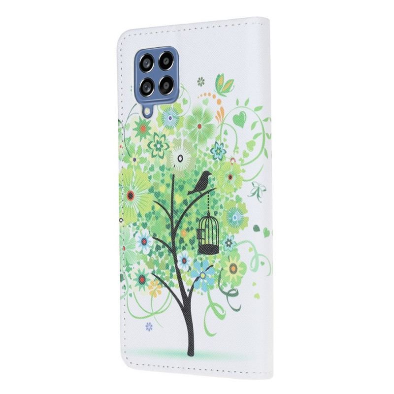 Housse Samsung Galaxy M53 5G Feuillage Vert