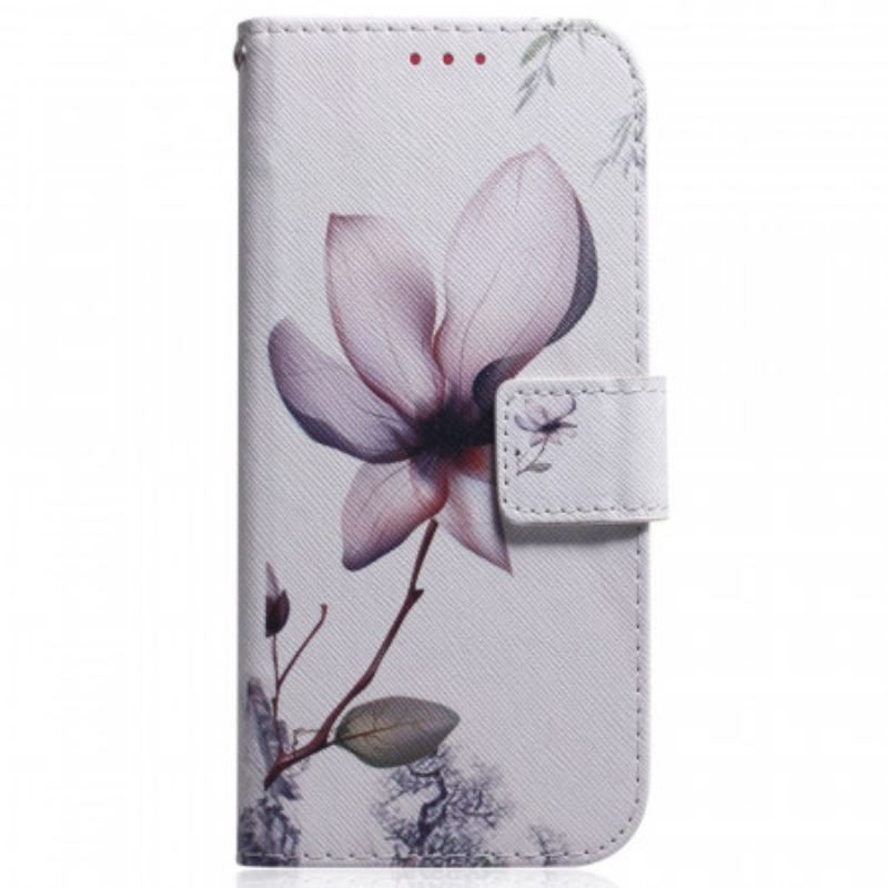 Housse Samsung Galaxy M53 5G Fleur Rose