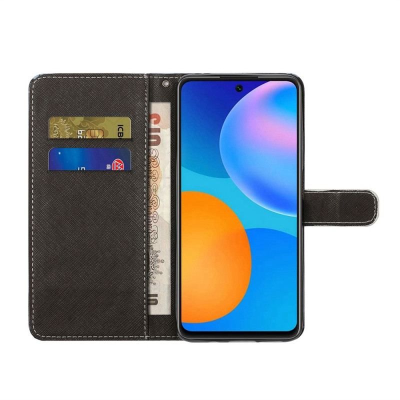 Housse Samsung Galaxy M53 5G Loup à Lanière