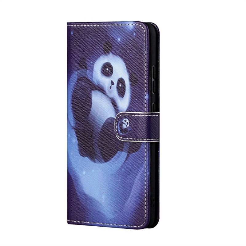 Housse Samsung Galaxy M53 5G Space Panda à Lanière