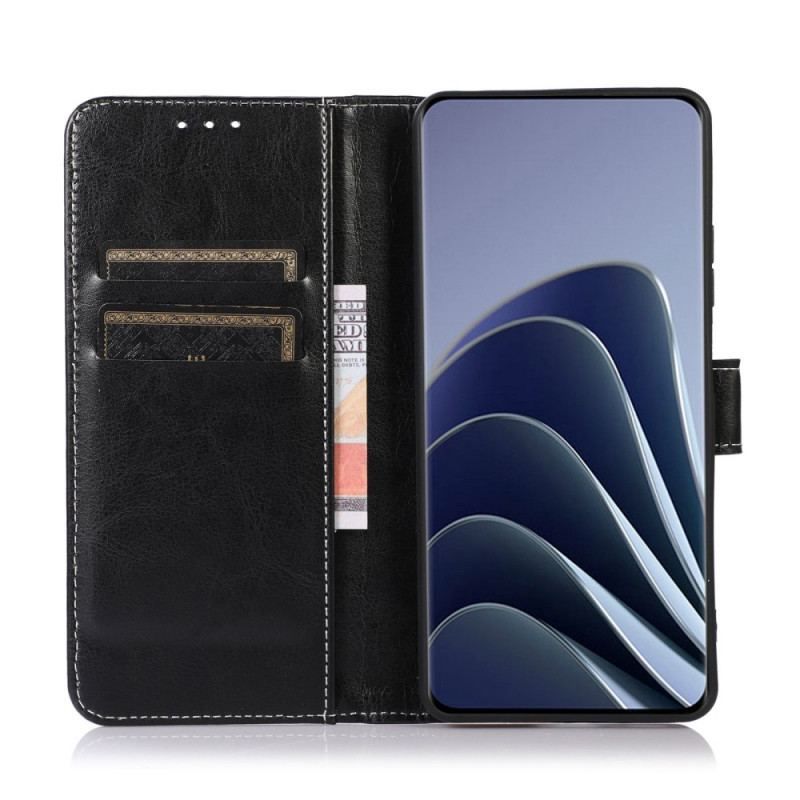 Housse Samsung Galaxy M53 5G Style Cuir et Coutures