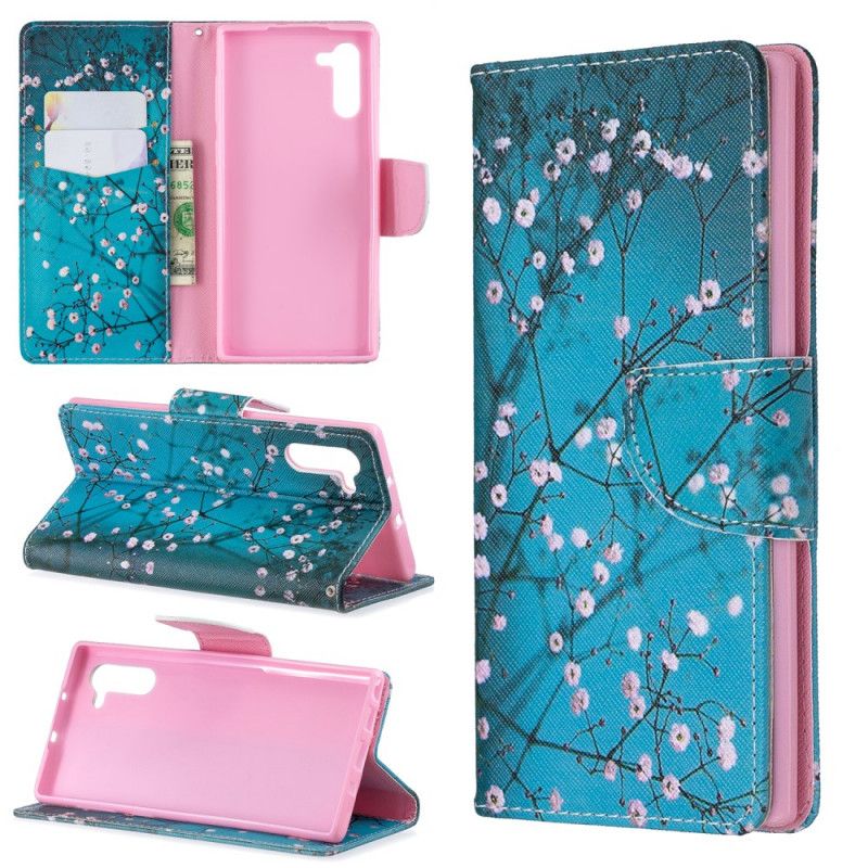 Housse Samsung Galaxy Note 10 Arbre En Fleurs Azurs