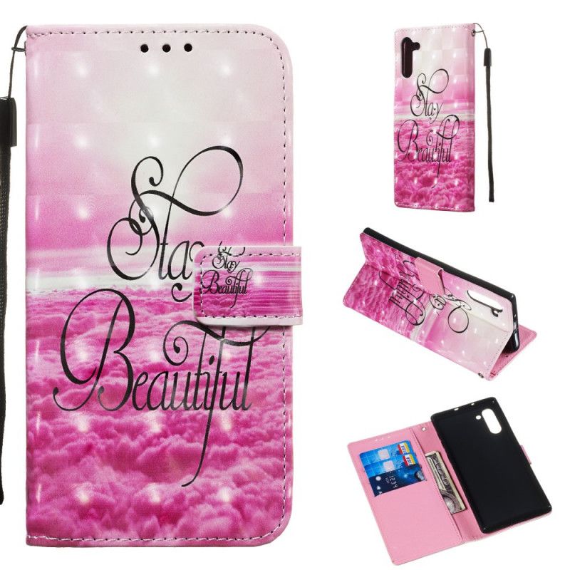 Housse Samsung Galaxy Note 10 Stay Beautiful