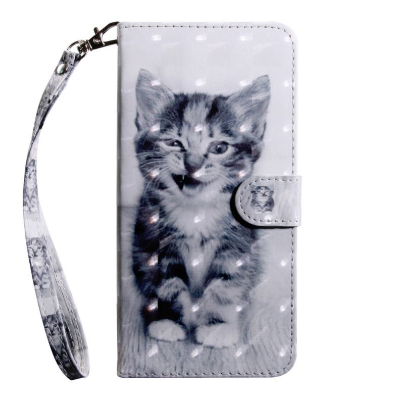 Housse Samsung Galaxy Note 20 Chat Noir Et Blanc