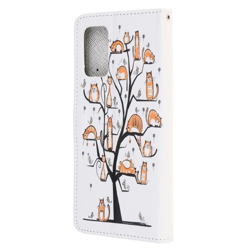 Étui Housse Samsung Galaxy Note 20 Funky Cats À Lanière