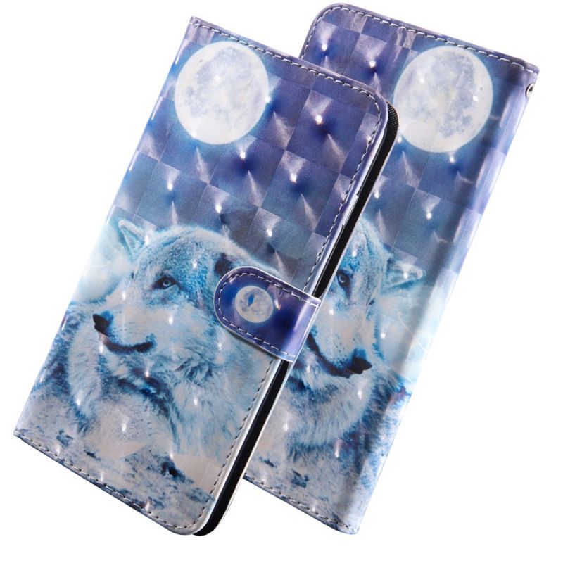 Housse Samsung Galaxy Note 20 Loup Au Claire De Lune