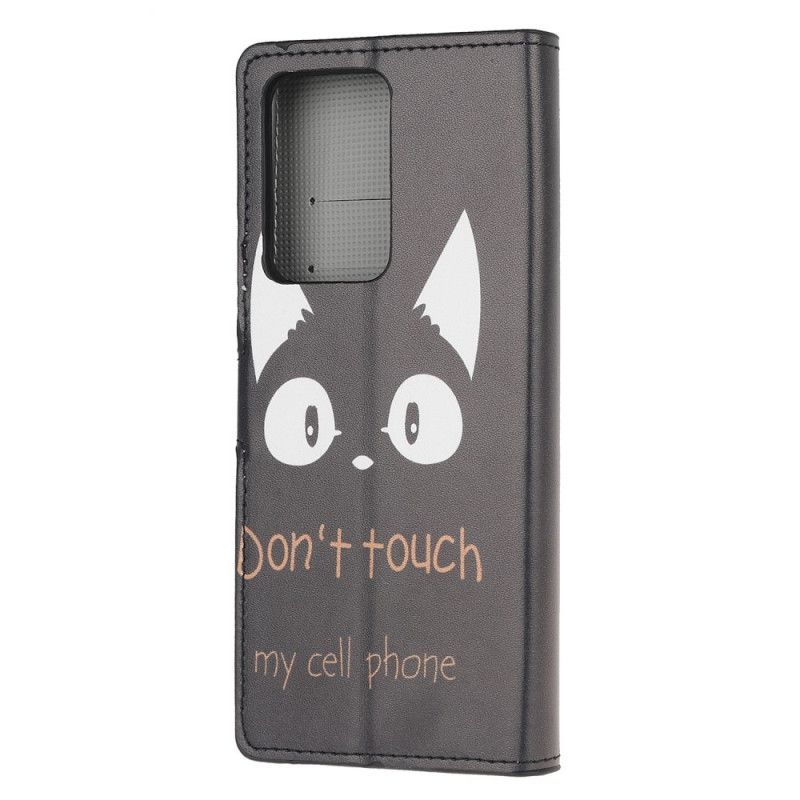 Étui Housse Samsung Galaxy Note 20 Ultra Don't Touch My Cell Phone