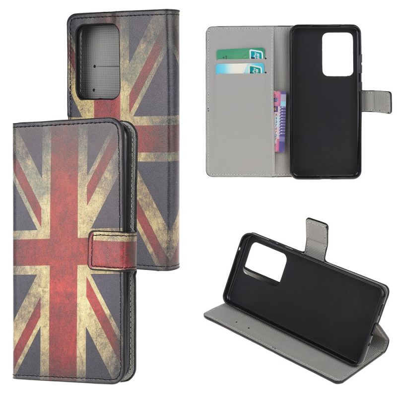 Étui Housse Samsung Galaxy Note 20 Ultra Drapeau Angleterre