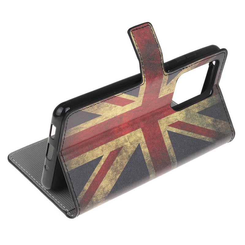 Étui Housse Samsung Galaxy Note 20 Ultra Drapeau Angleterre