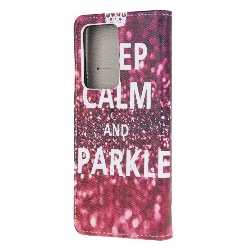 Housse Samsung Galaxy Note 20 Ultra Keep Calm And Sparkle