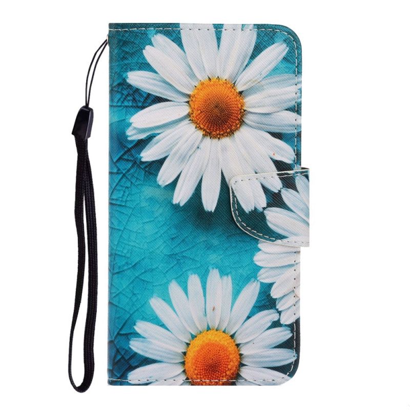 Housse Samsung Galaxy Note 20 Ultra Marguerites À Lanière