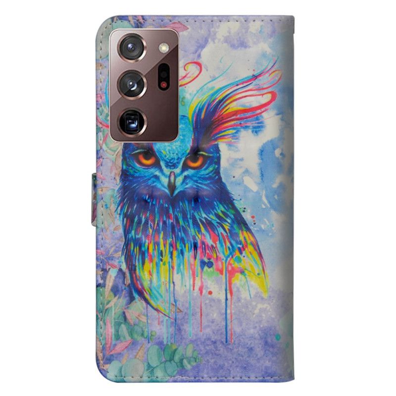 Housse Samsung Galaxy Note 20 Ultra Oiseau Aquarelle