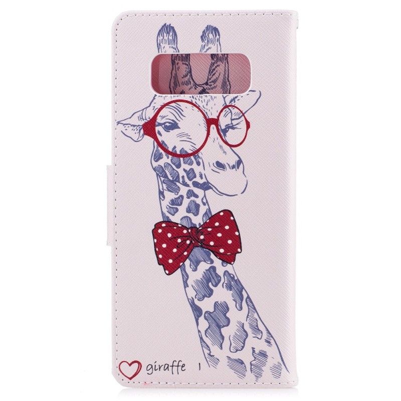 Housse Samsung Galaxy Note 8 Girafe Intello