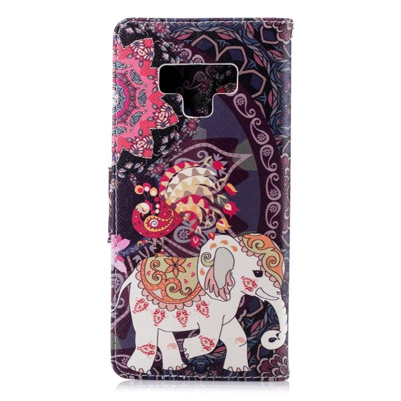 Housse Samsung Galaxy Note 9 Mandala Éléphants Ethniques