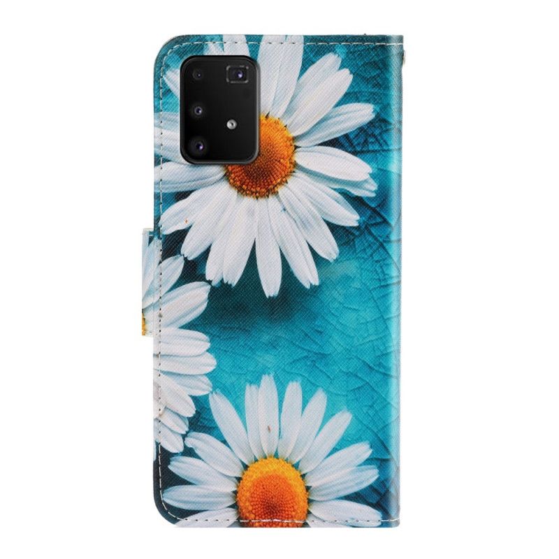 Housse Samsung Galaxy S10 Lite Marguerites À Lanière