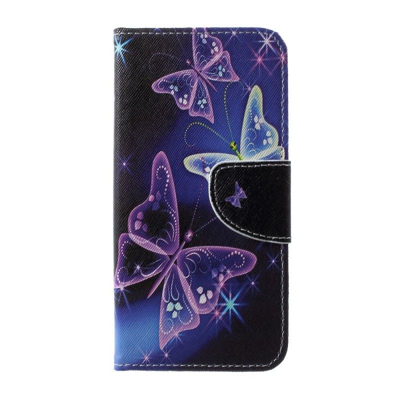 Housse Samsung Galaxy S10 Papillons Et Fleurs