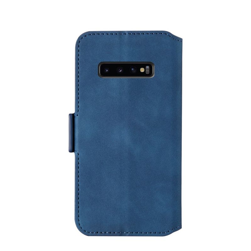 Étui Housse Samsung Galaxy S10 Plus Bicolore Vertical Line