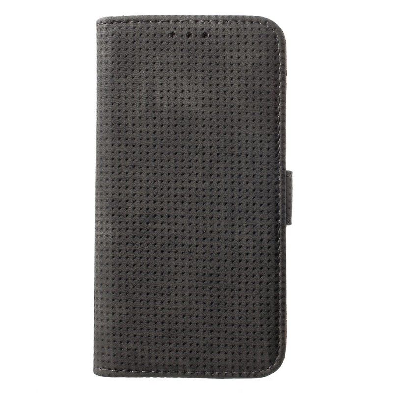 Étui Housse Samsung Galaxy S10e Effet Cuir Vintage Mesh