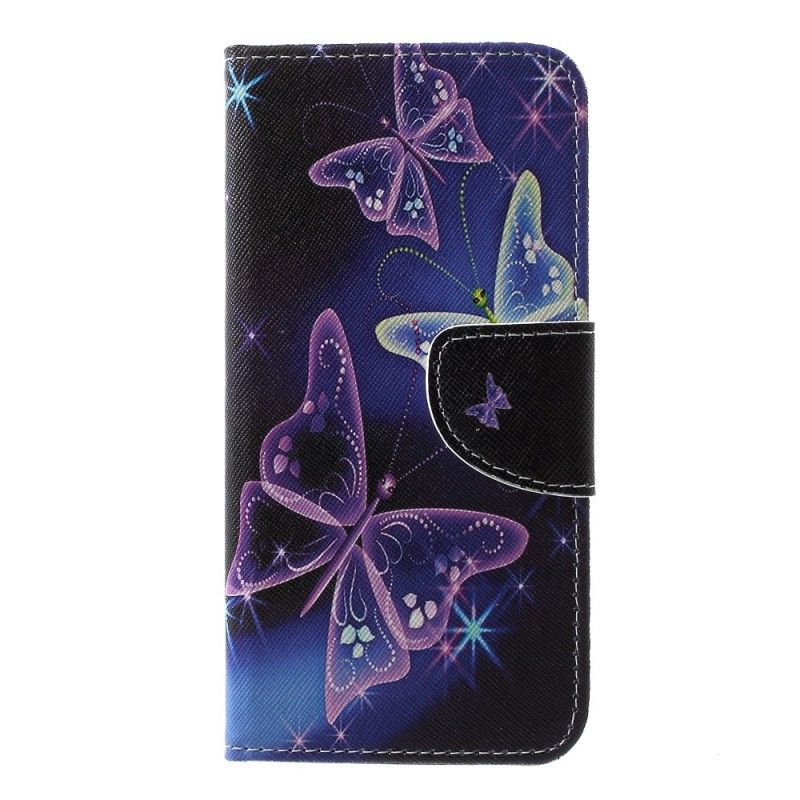 Housse Samsung Galaxy S10e Papillons Et Fleurs