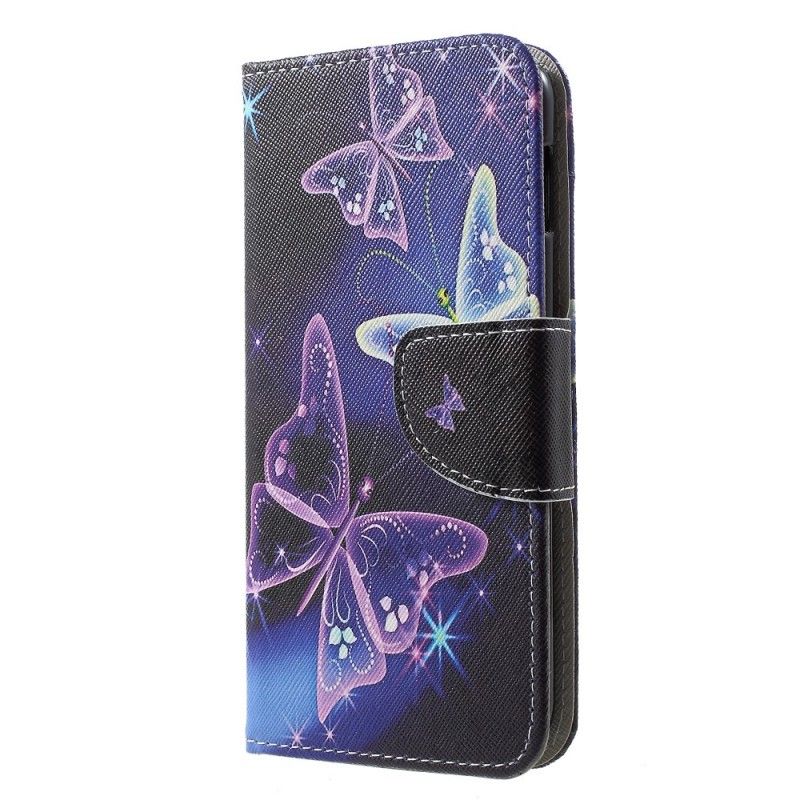 Housse Samsung Galaxy S10e Papillons Et Fleurs