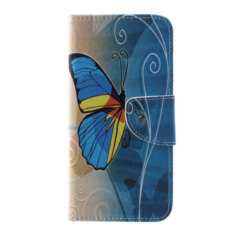 Housse Samsung Galaxy S10e Papillons Et Fleurs