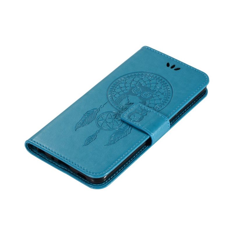 Housse Samsung Galaxy S20 Fe Effet Cuir Attrape Rêves Hibou